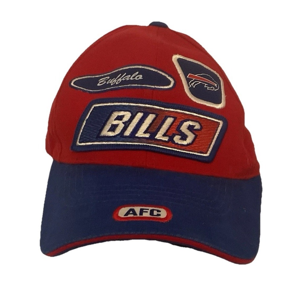 VTG Puma Pro Line OSFA Buffalo Bills Football NFL Strapback Hat Cap Triple Logo